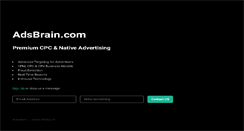 Desktop Screenshot of adsbrain.com